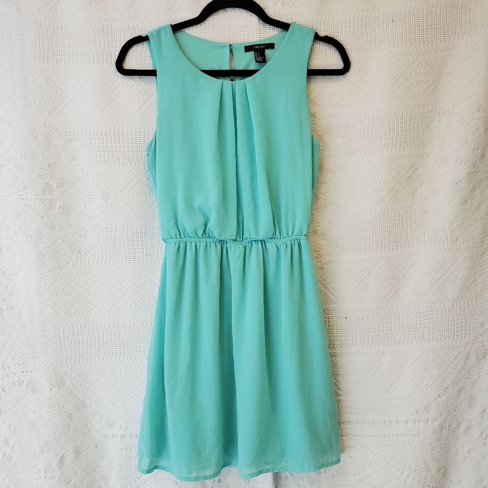 Teal Forever 21 Dress Size Small